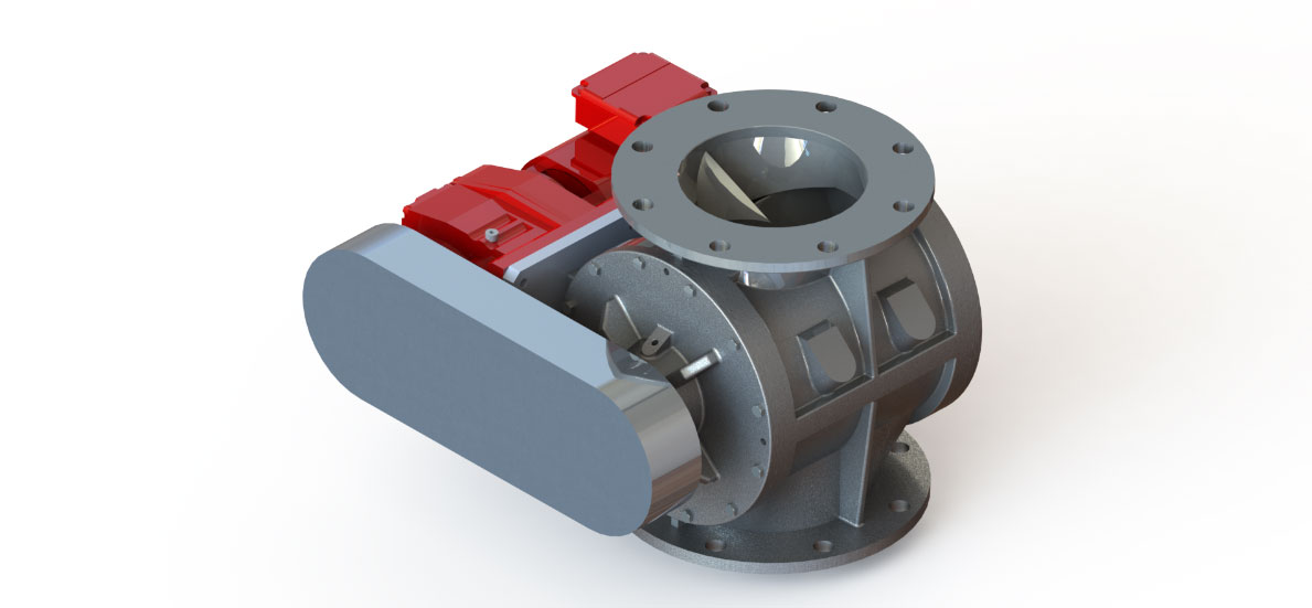 DYPNF rotary valve with split-pocket rotor design